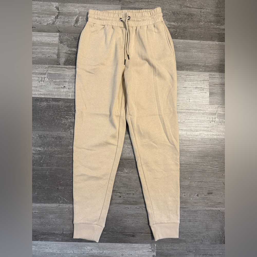 Woman’s beige tan Jogger Pants